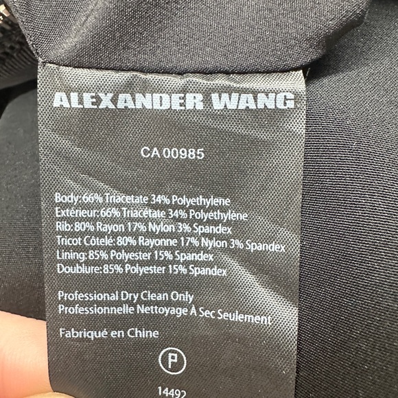 Alexander Wang Corset Bustier Mini Dress NWT Size 2 Black Bodycon Cocktail Party - Picture 8 of 13